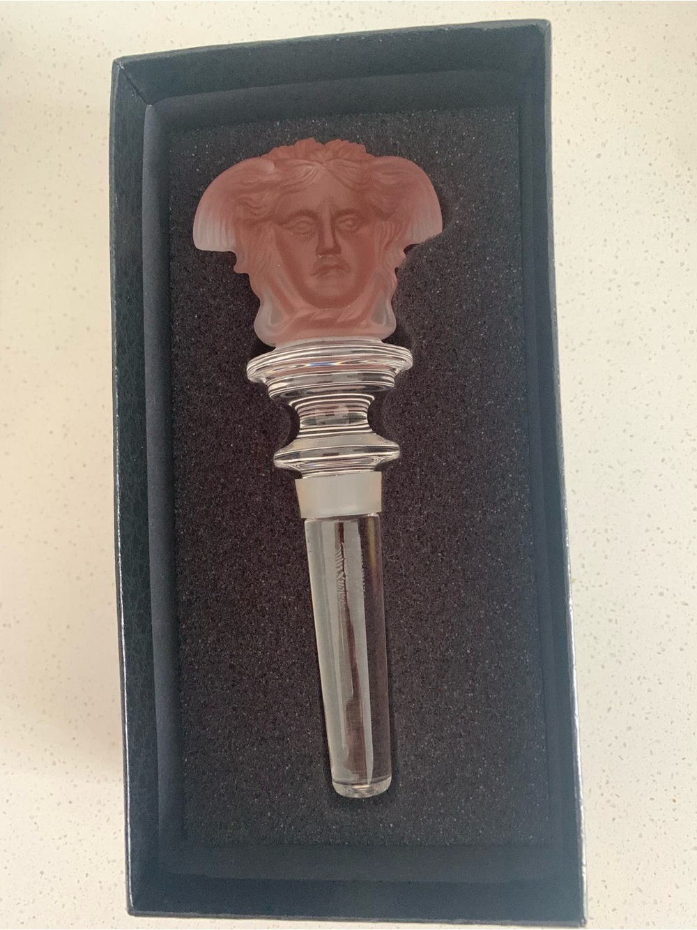 Versace Rosenthal Wine Topper NEW